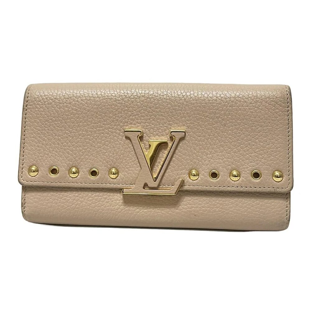LOUIS VUITTON Portefeuille Capucines Leather Wallet bran582-102825